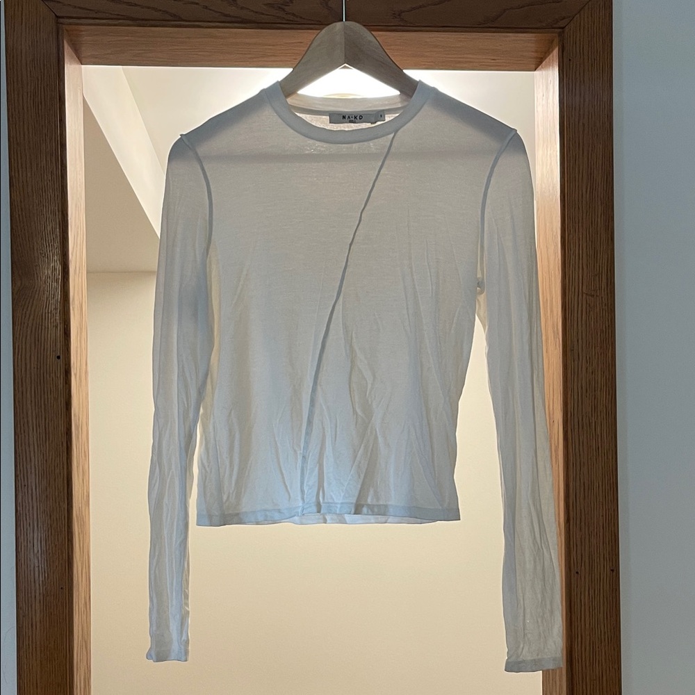 NA - KD Women's White Long Sleeve Top